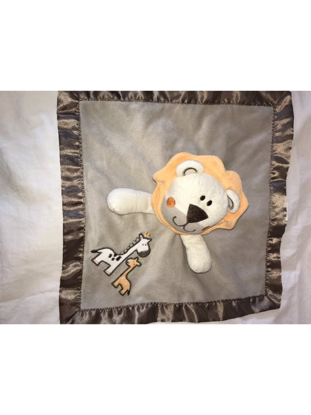 Small Wonders Satineesnug Cuddly Lion Security Blanket Huggybuddy